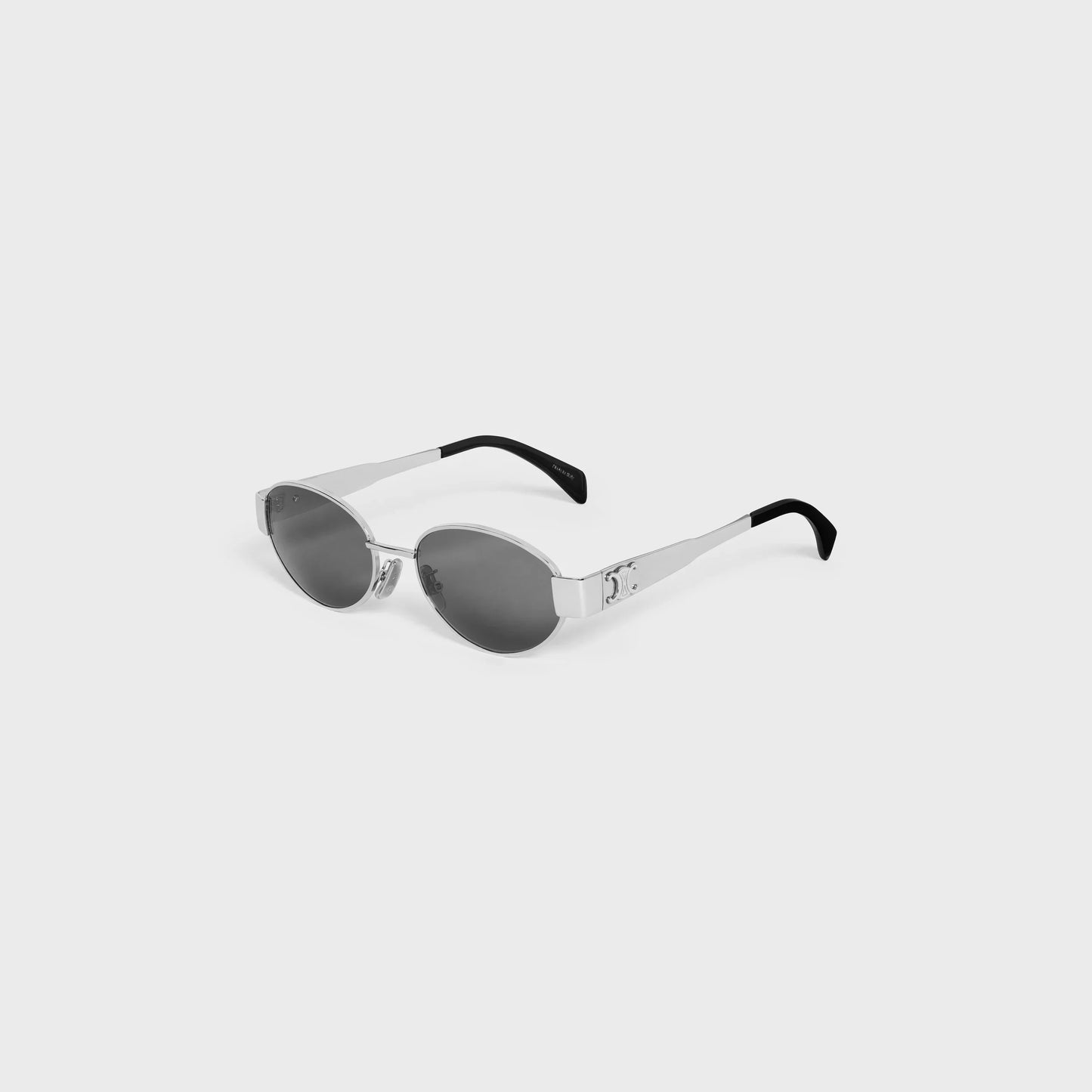 OVAL "CC" METAL SUNGLASSES